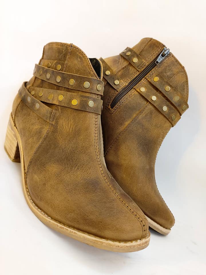 Botín Rustico Taco 5cm