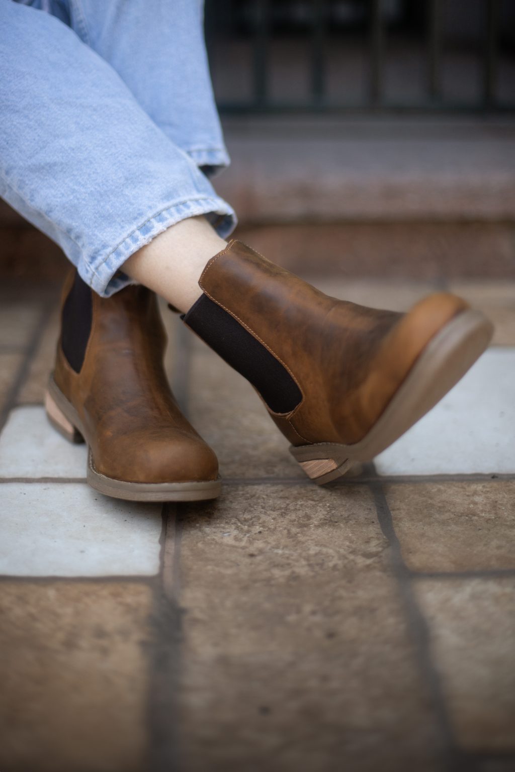 Botín Elástico Cuero