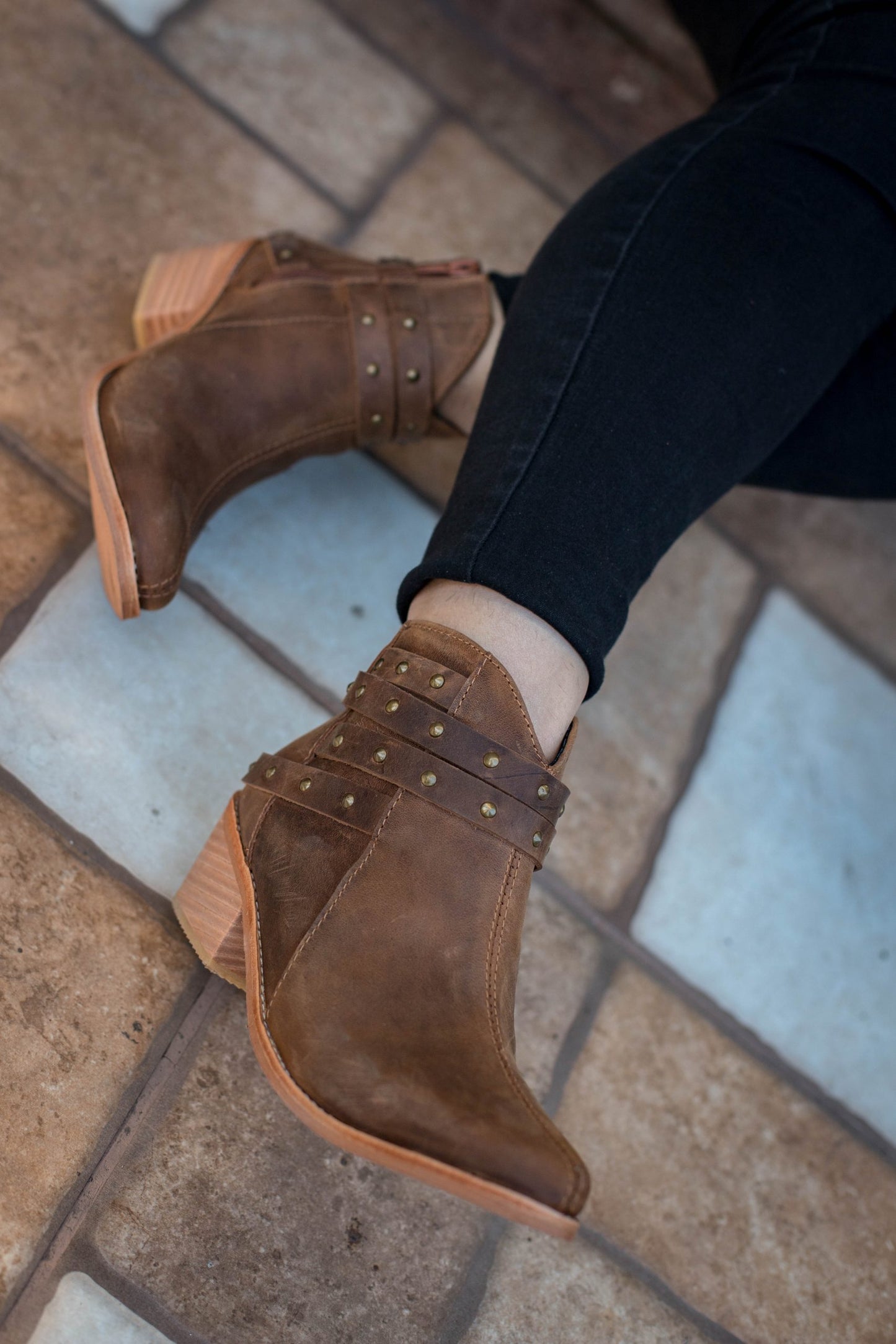 Botín Rustico Taco 5cm