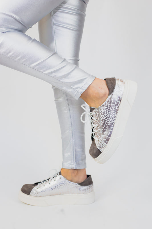 Zapatillas Reno & Plateado