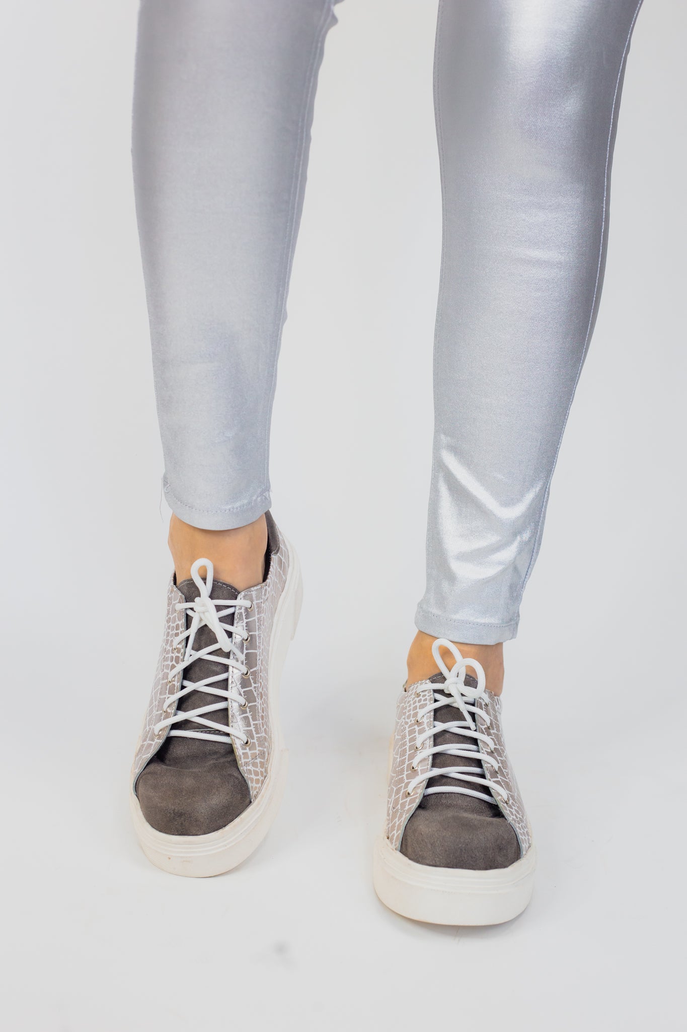 Zapatillas Reno & Plateado