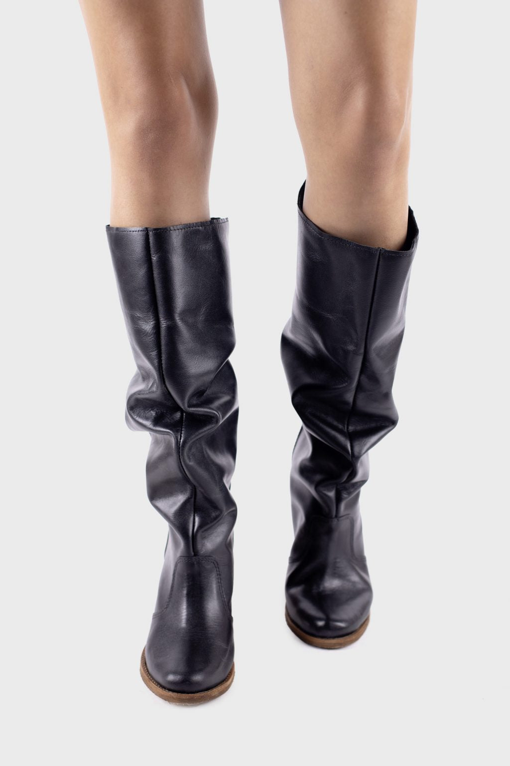 Bota Negra media pierna Florencia