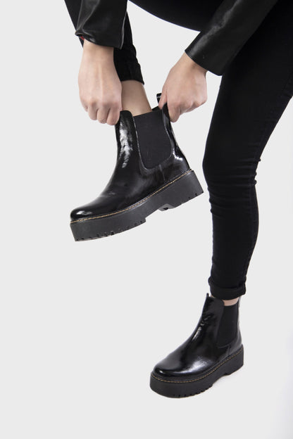 Botín chelsea planta de goma