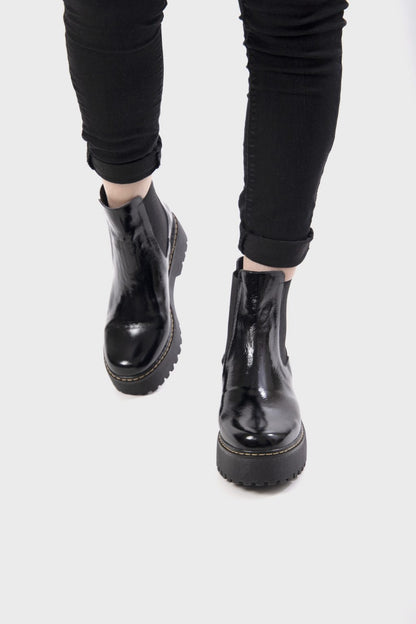 Botín chelsea planta de goma