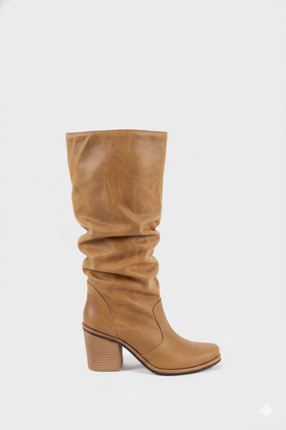 Botas rusticas cuero café Aura