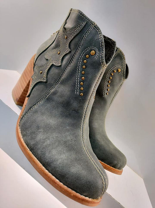 Campero gris taco alto