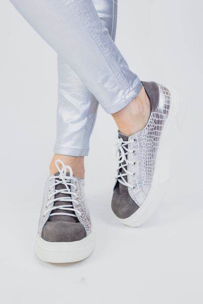 Zapatillas Reno & Plateado