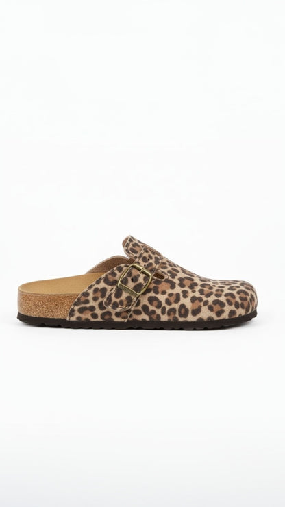 Zuecos de Cuero Ren Clogs