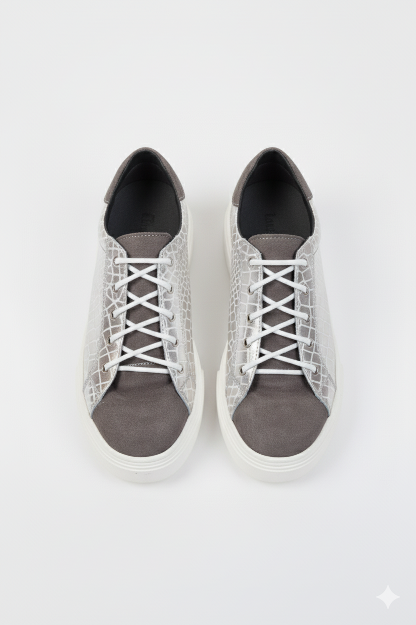 Zapatillas Reno & Plateado