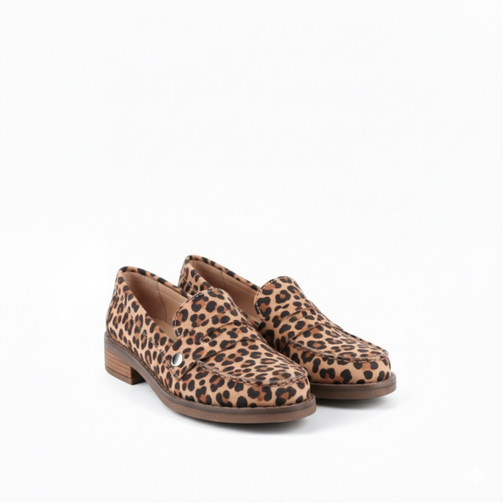 Mocasín bajo cuero Aura