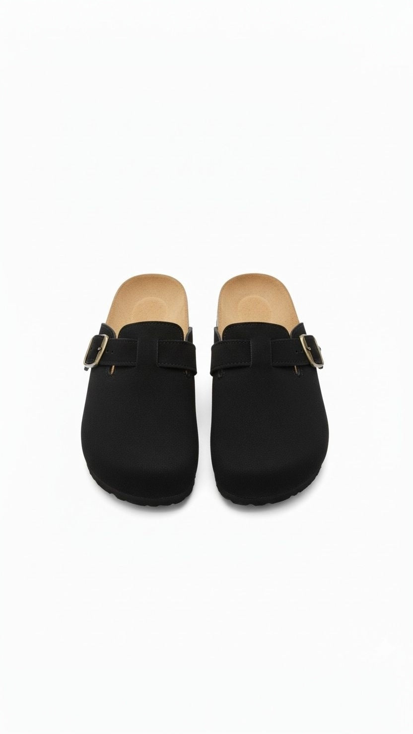 Zuecos de Cuero Ren Clogs