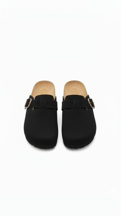 Zuecos de Cuero Ren Clogs