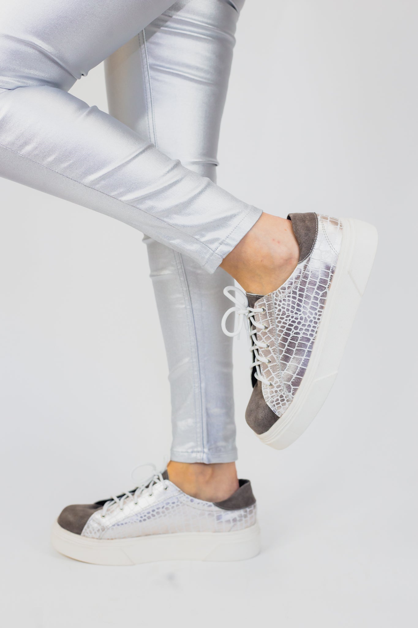 Zapatillas Reno & Plateado