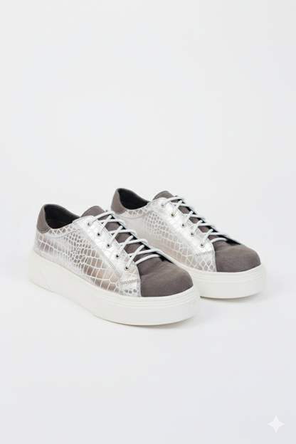 Zapatillas Reno & Plateado