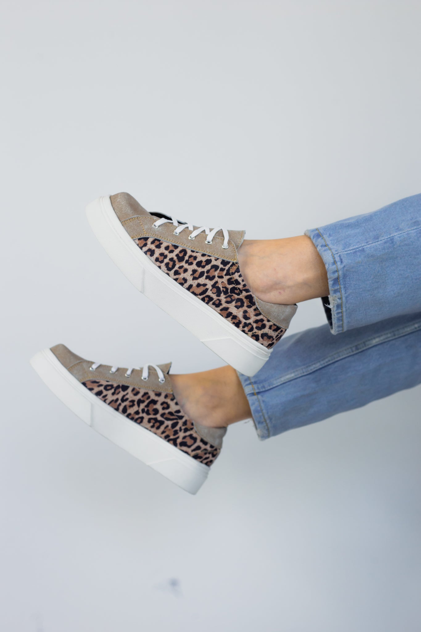 Zapatillas gamuza print