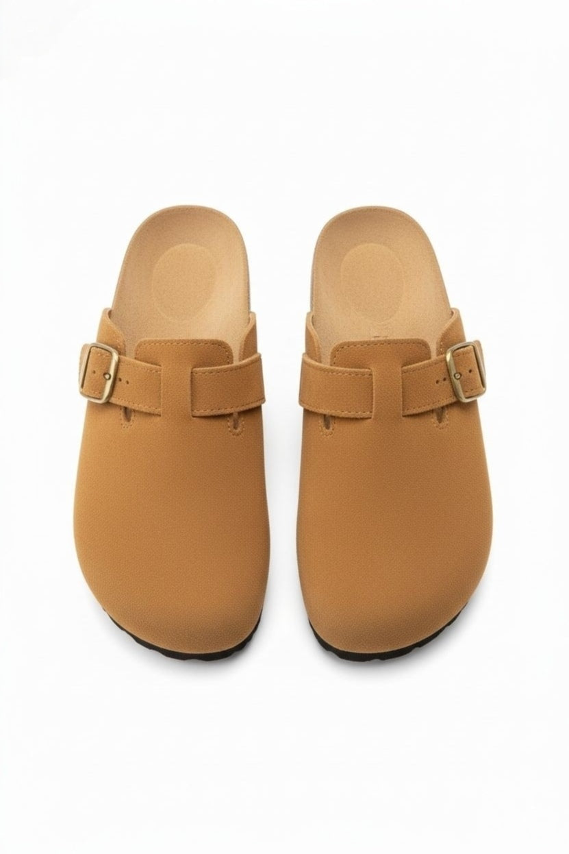 Zuecos de Cuero Ren Clogs