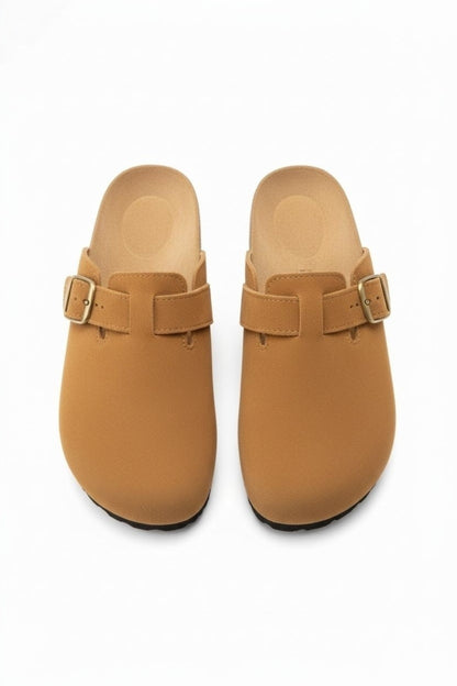 Zuecos de Cuero Ren Clogs
