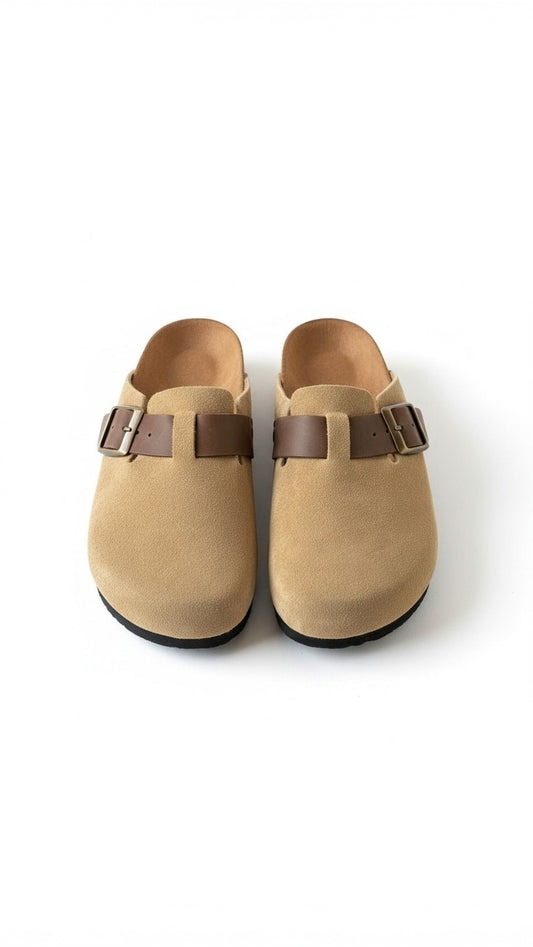 Zuecos de Cuero Ren Clogs