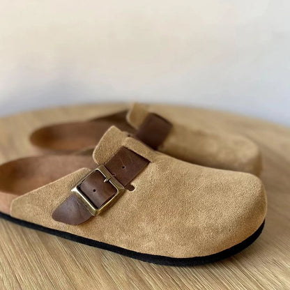 Zuecos de Cuero Ren Clogs